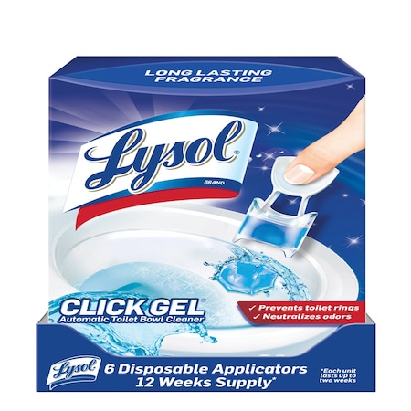 Lysol Click Gel Ocean Fresh Scent Automatic Toilet Bowl Cleaner 0.68 oz Gel 1920089059